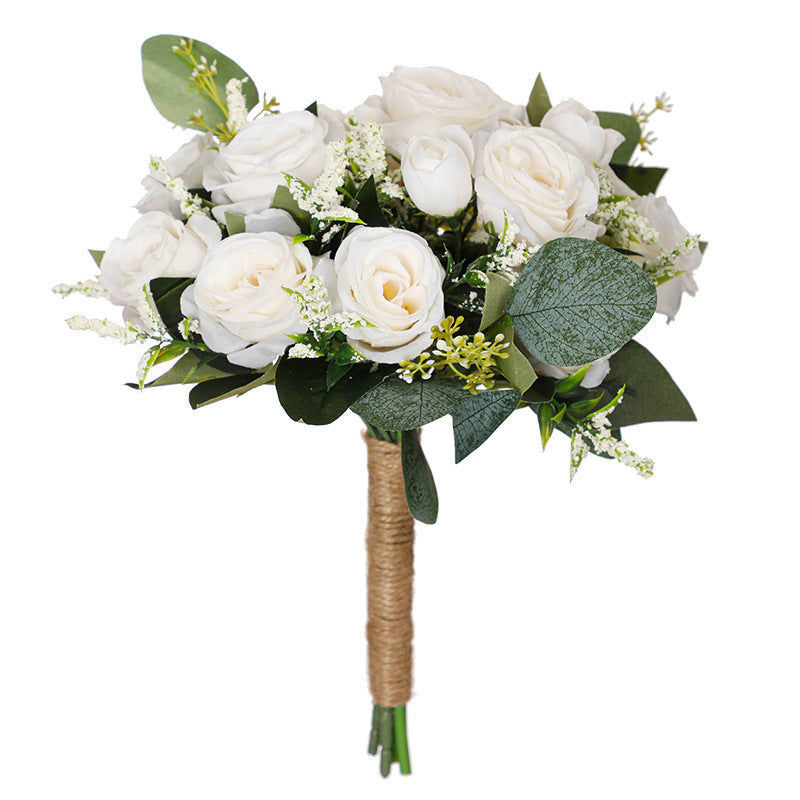 10" Bridesmaid Bouquets - Real Touch Artificial Flowers