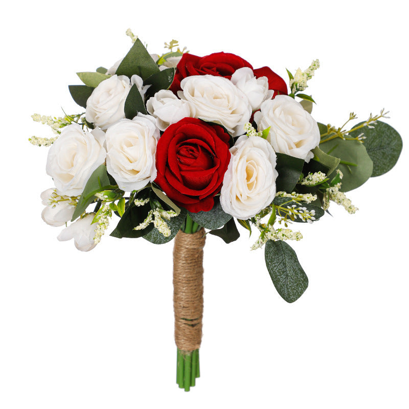 10" Bridesmaid Bouquets - Real Touch Artificial Flowers