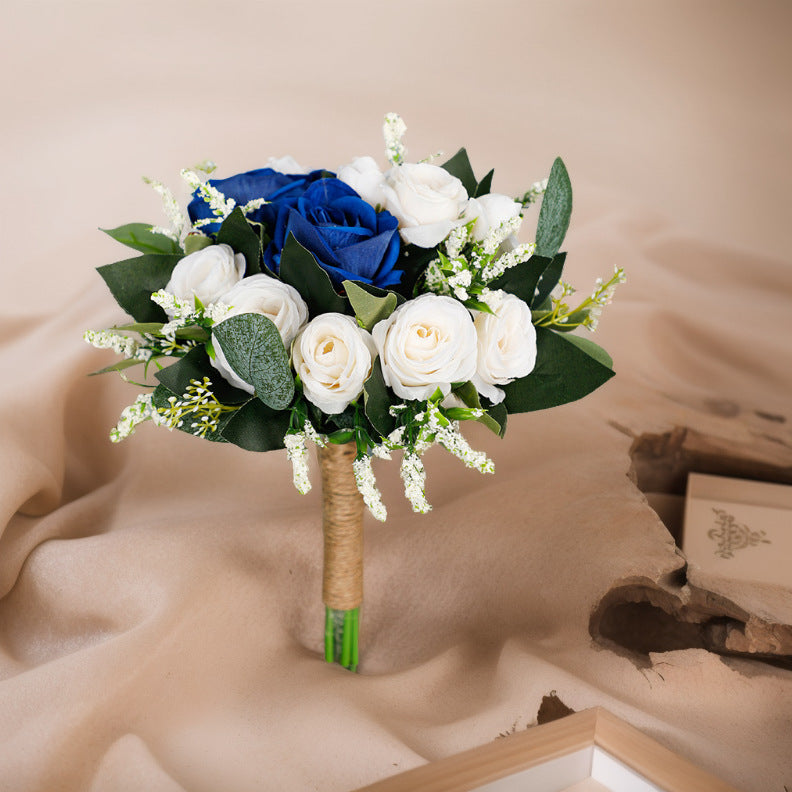 10" Bridesmaid Bouquets - Real Touch Artificial Flowers