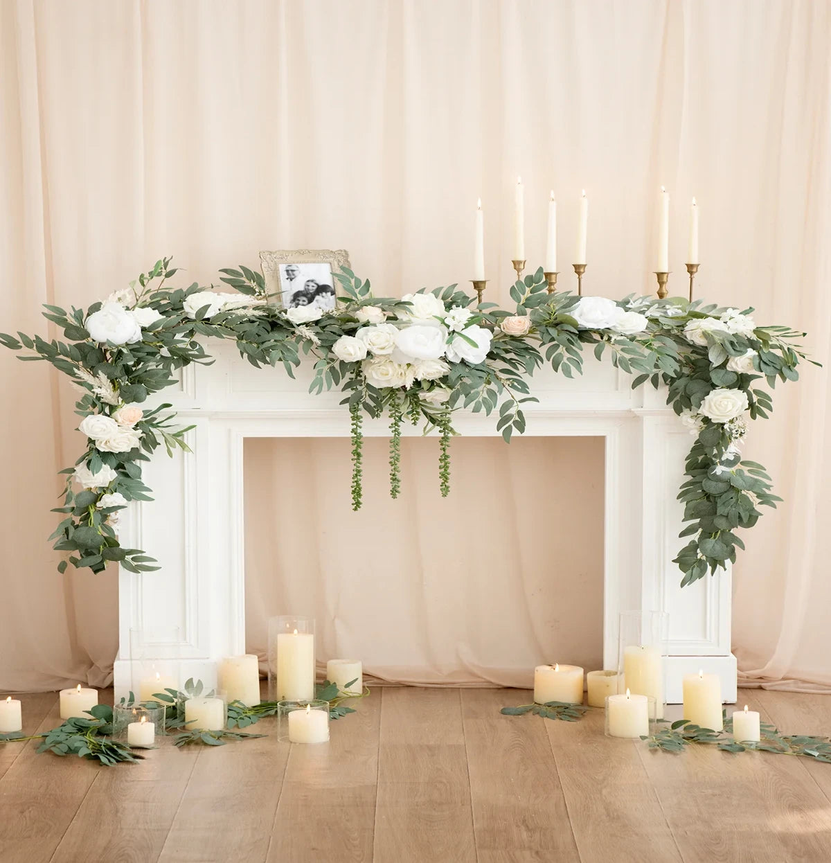 Artificial Table Flower Garland for wedding decor
