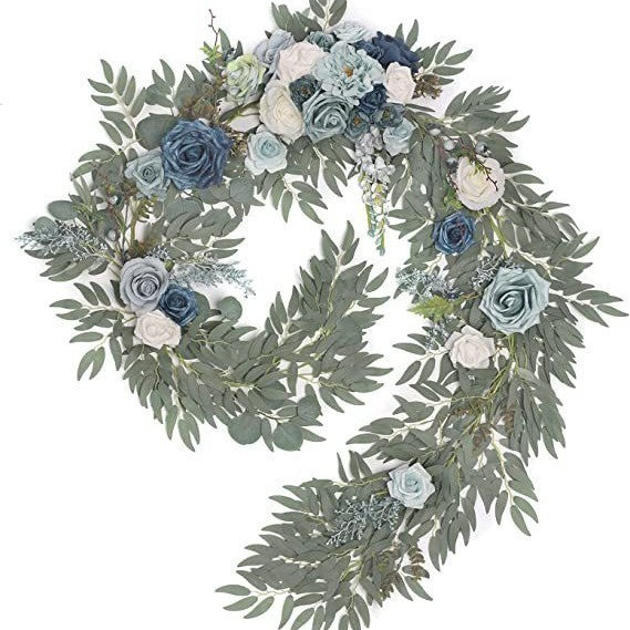 6ft Artificial Flower Garland for Long Table wedding decor