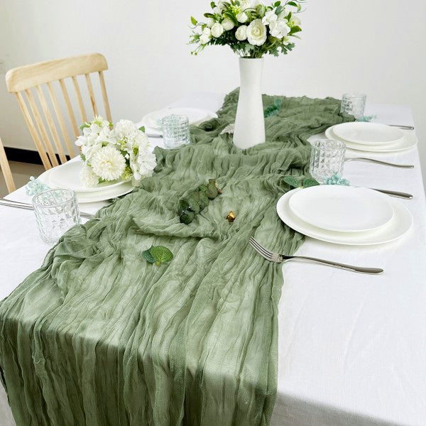 6ft Artificial Flower Garland for Long Table wedding decor