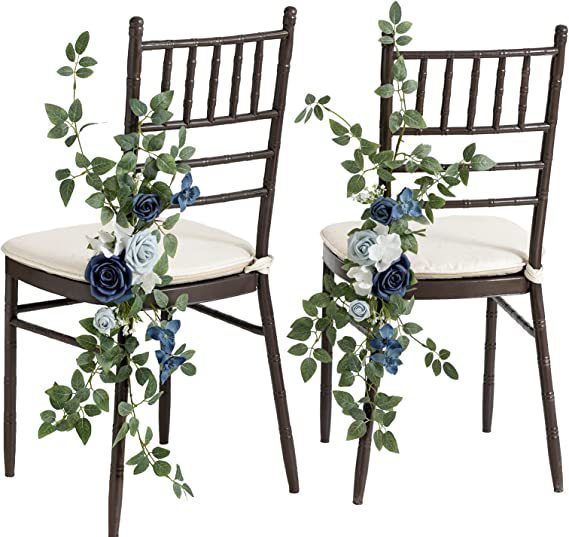 Artificial Aisle Chair Flower For wedding Decoration