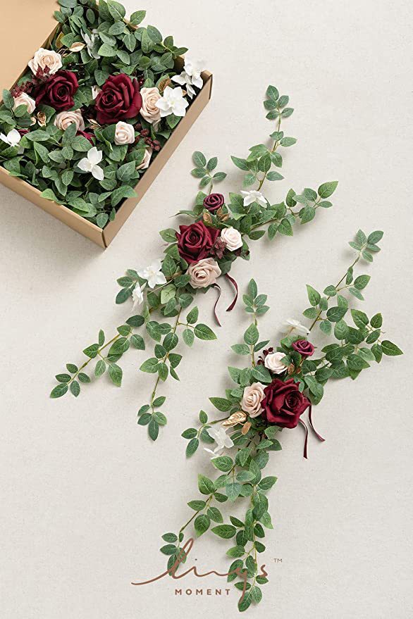 Artificial Aisle Chair Flower For wedding Decoration