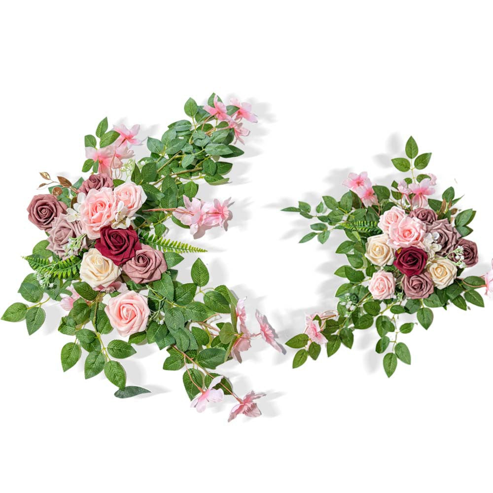 23 inch Artificial Flower Sign Decor for Wedding Party