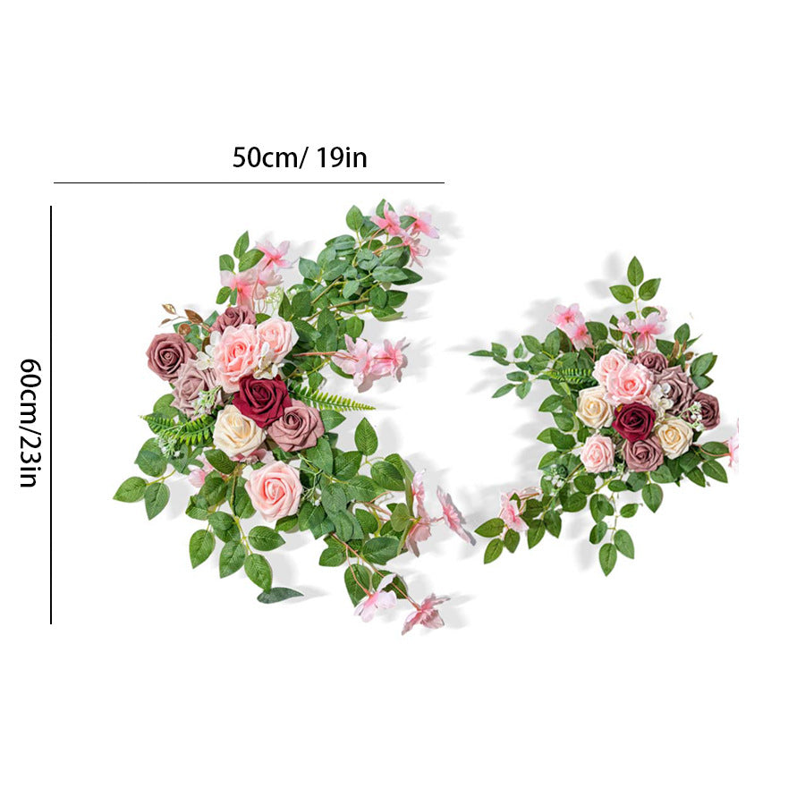 23 inch Artificial Flower Sign Decor for Wedding Party