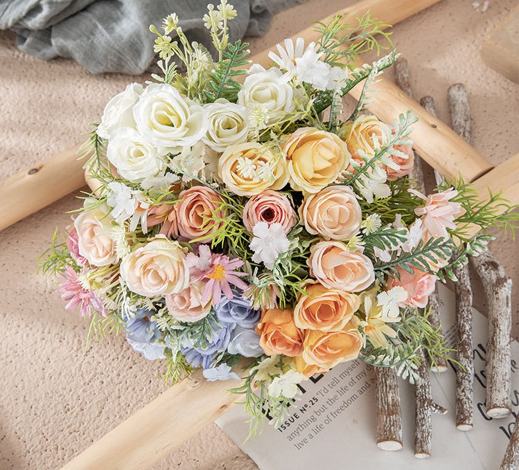 Ins Rose and Daisy Artificial Flower For Home Decor