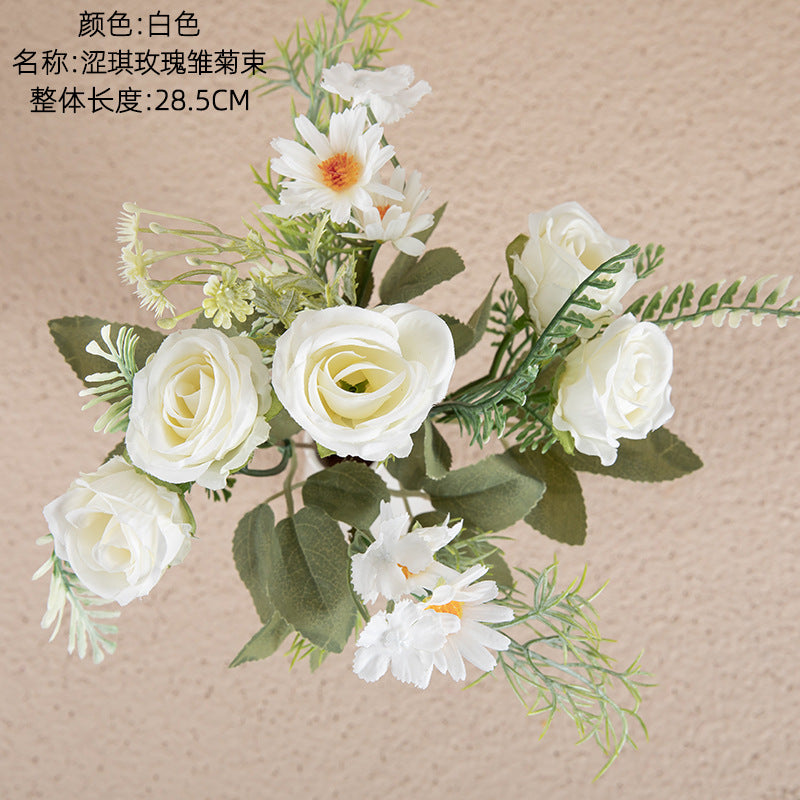 Ins Rose and Daisy Artificial Flower For Home Decor