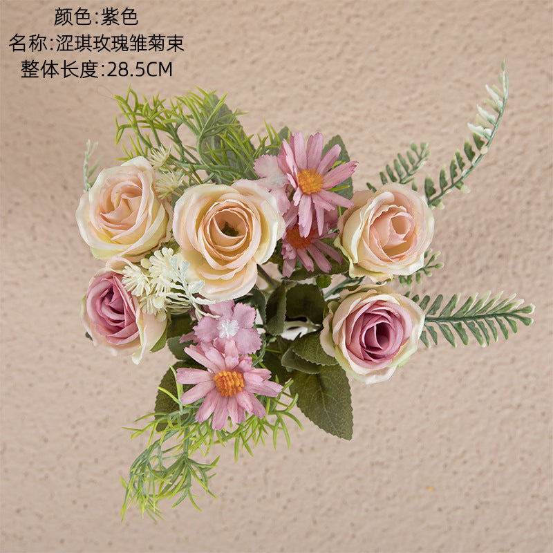 Ins Rose and Daisy Artificial Flower For Home Decor