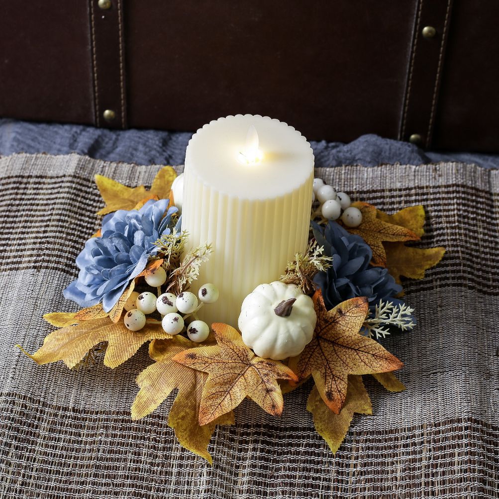 Artificial Garland of Pumpkin & Maple Leaf for Halloween