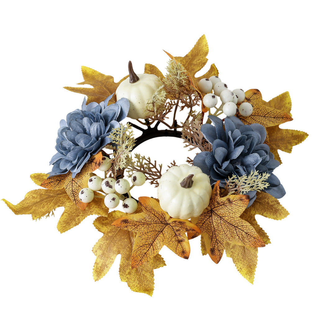 Artificial Garland of Pumpkin & Maple Leaf for Halloween