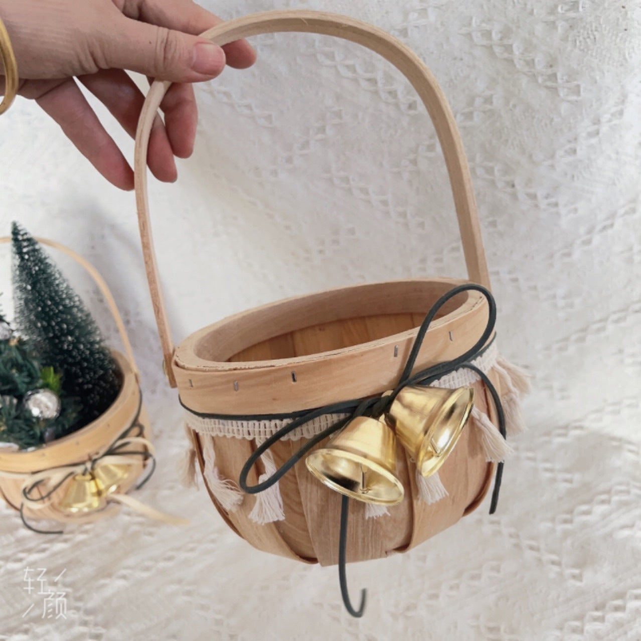 Halloween Pumpkin Floral Basket