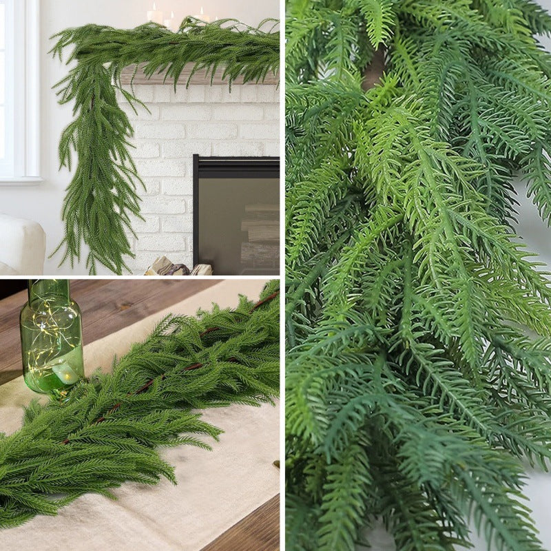 Real Touch Norfolk Pine Garland, Pack of 5