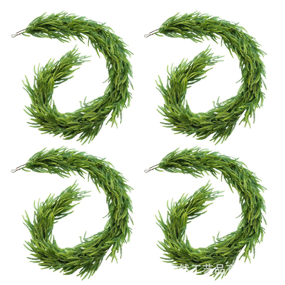 Real Touch Norfolk Pine Garland, Pack of 5