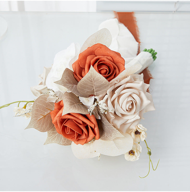 15" BRIDAL BOUQUET BOHEMIAN ROMANTIC CHARM
