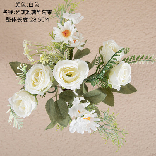 Ins Rose and Daisy Artificial Flower For Home Decor